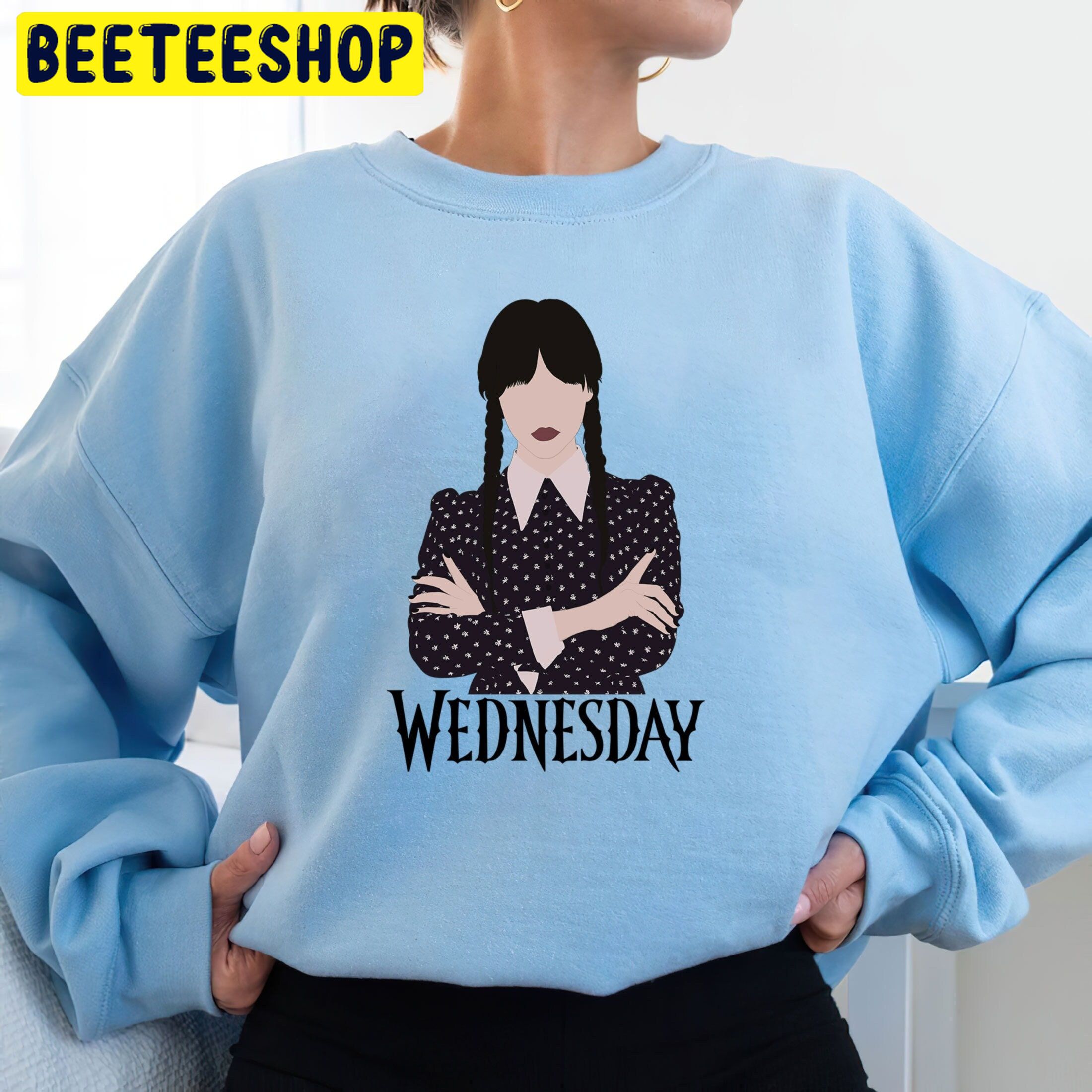 Jenna Ortega Wednesday Addams Retro 90s Vintage New 2022 Tv Series Trending Unisex Shirt