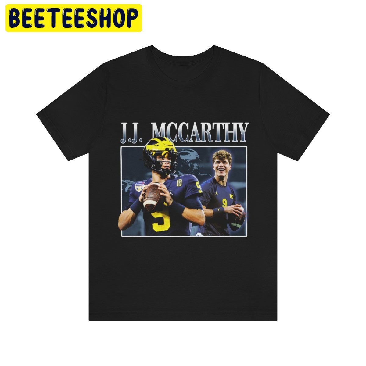 Jj Mccarthy Vintage University Of Michigan Quarterback Trending Unisex Shirt