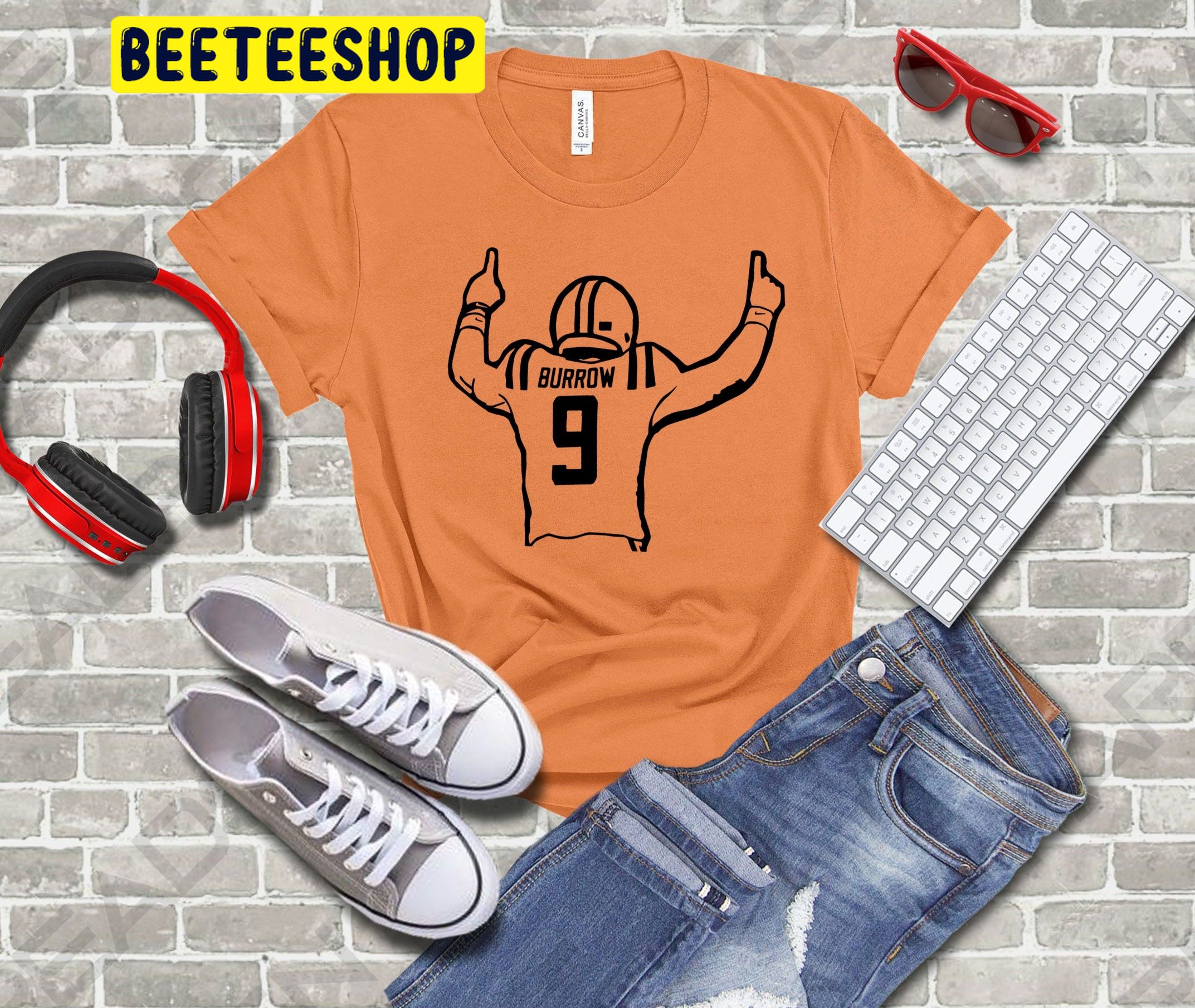 Joe Burrow Cincinnati Bengals Burrow Trending Unisex Shirt Beeteeshop