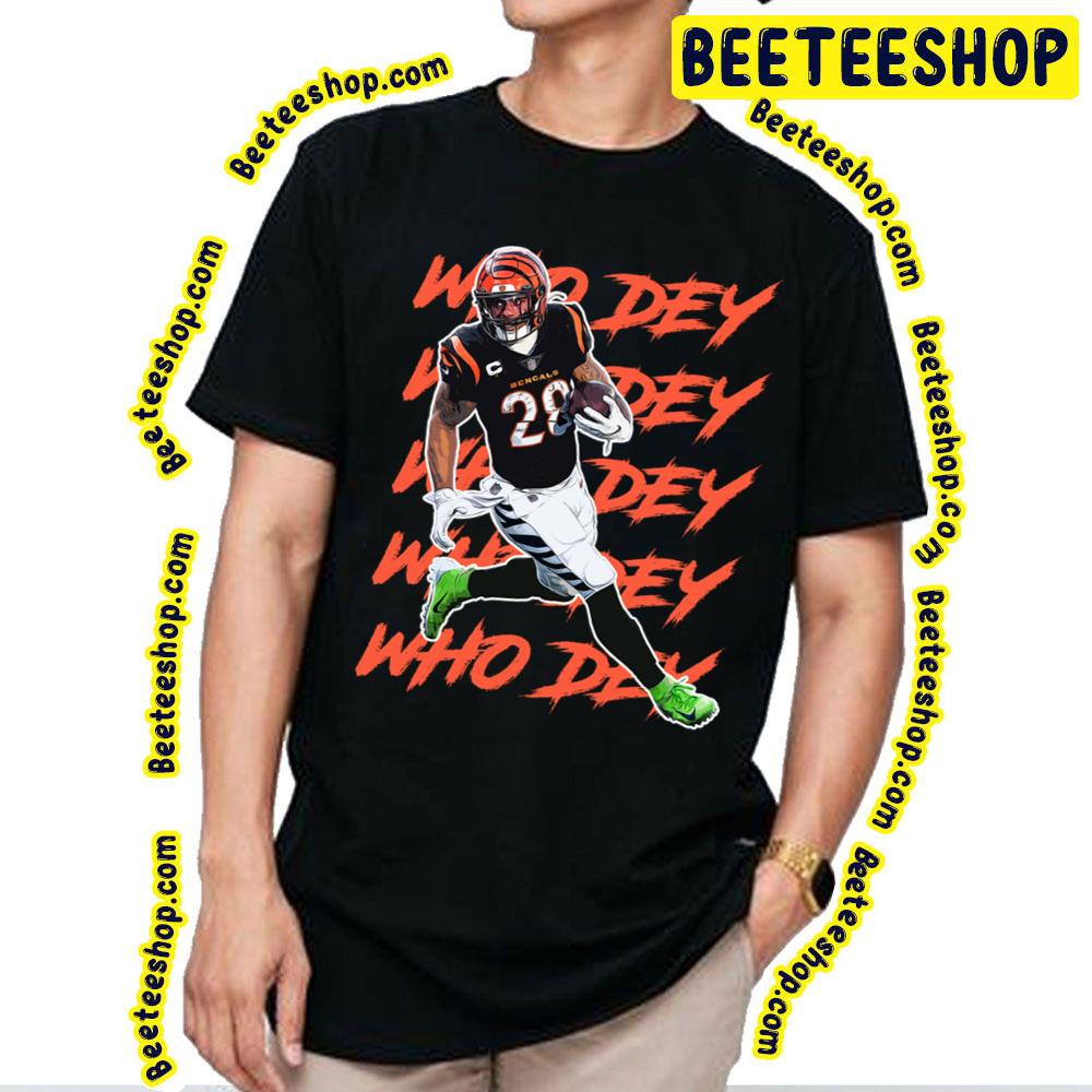 Joe Mixon Who Dey Football Trending Unisex T-Shirt