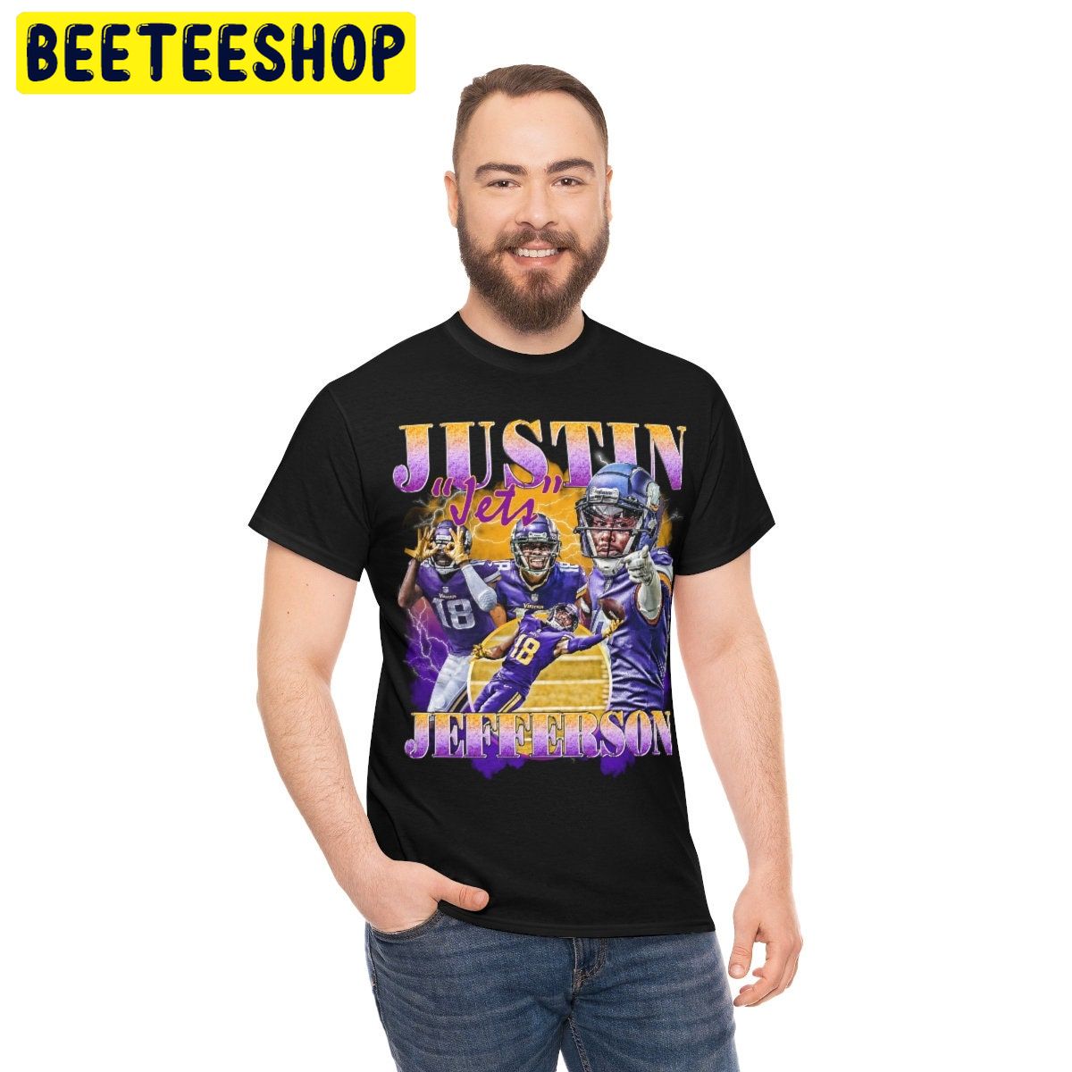 Funny Gesture Justin Jefferson Minnesota Vikings Unisex T-Shirt – Teepital  – Everyday New Aesthetic Designs