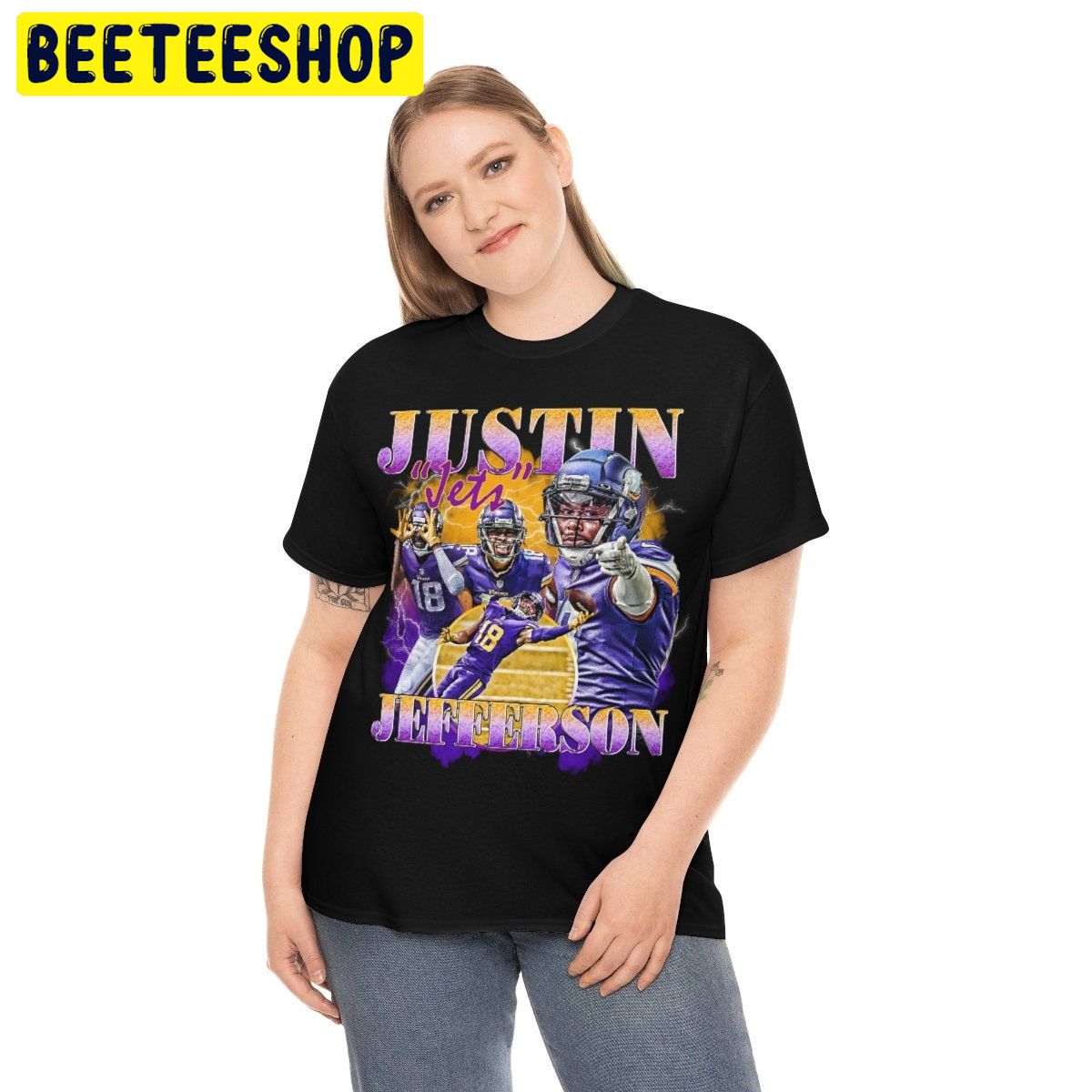 Justin Jefferson Bootleg Style Minnesota Vikings T-shirt - Cruel Ball