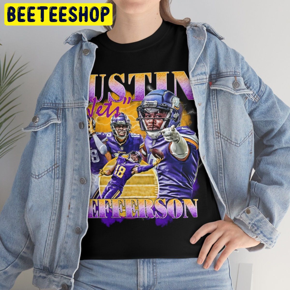 Minnesota Vikings - Justin Jefferson I Love You 3000 Christmas Knitted  Sweater - Freedomdesign