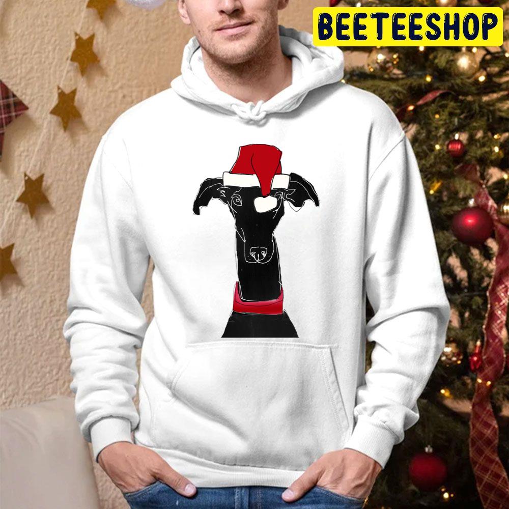 Kawaii Greyhound Dog Christmas And Happy New Year Trending Unisex Hoodie