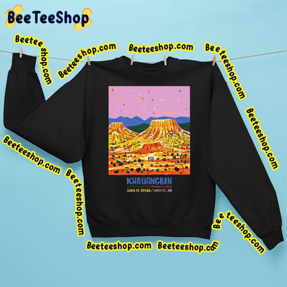 Khruangbin Sky Mountain In Santa Fe Opera Psychedelic Trending Unisex Sweatshirt