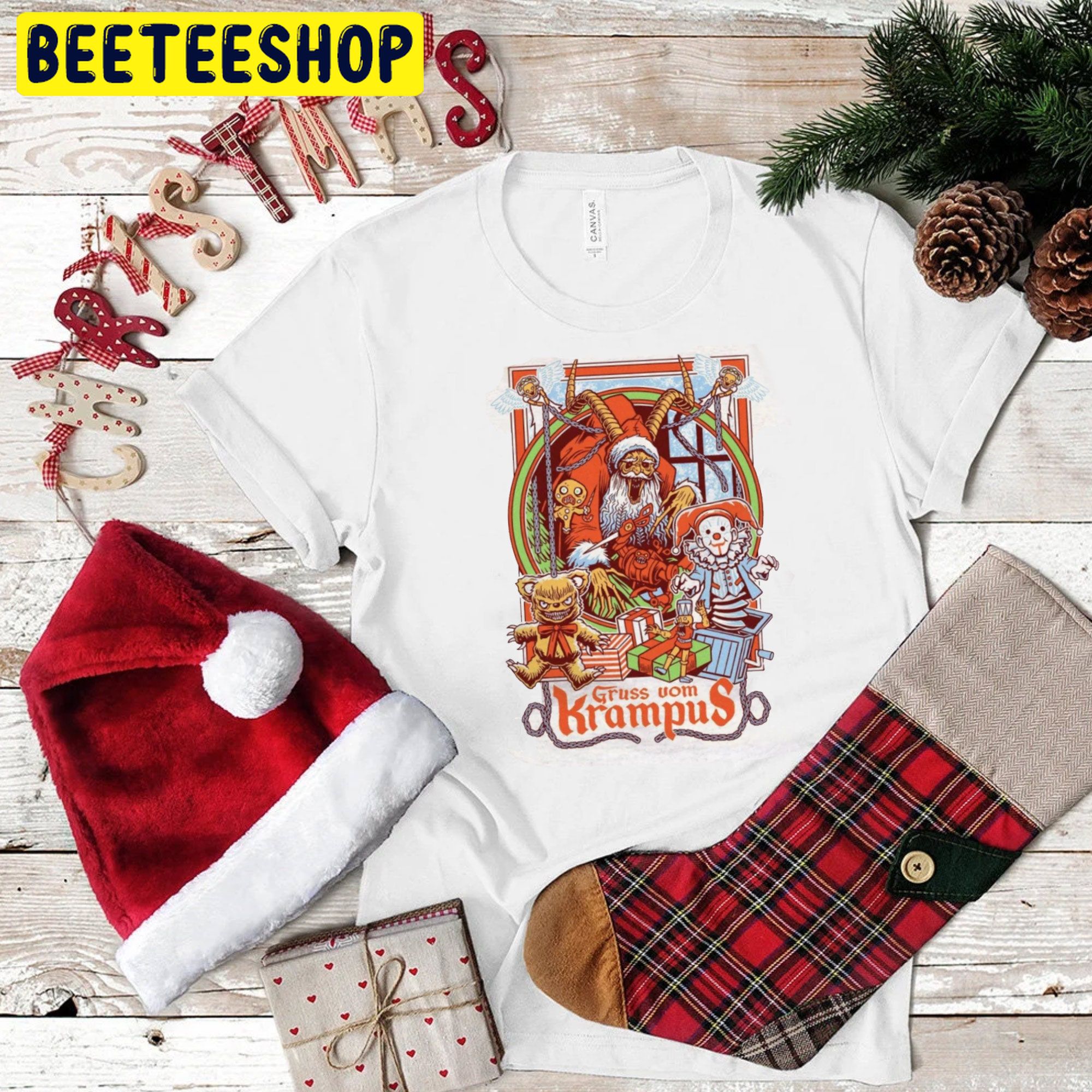 Krampus Cheerful Creepout Trending Unisex Shirt