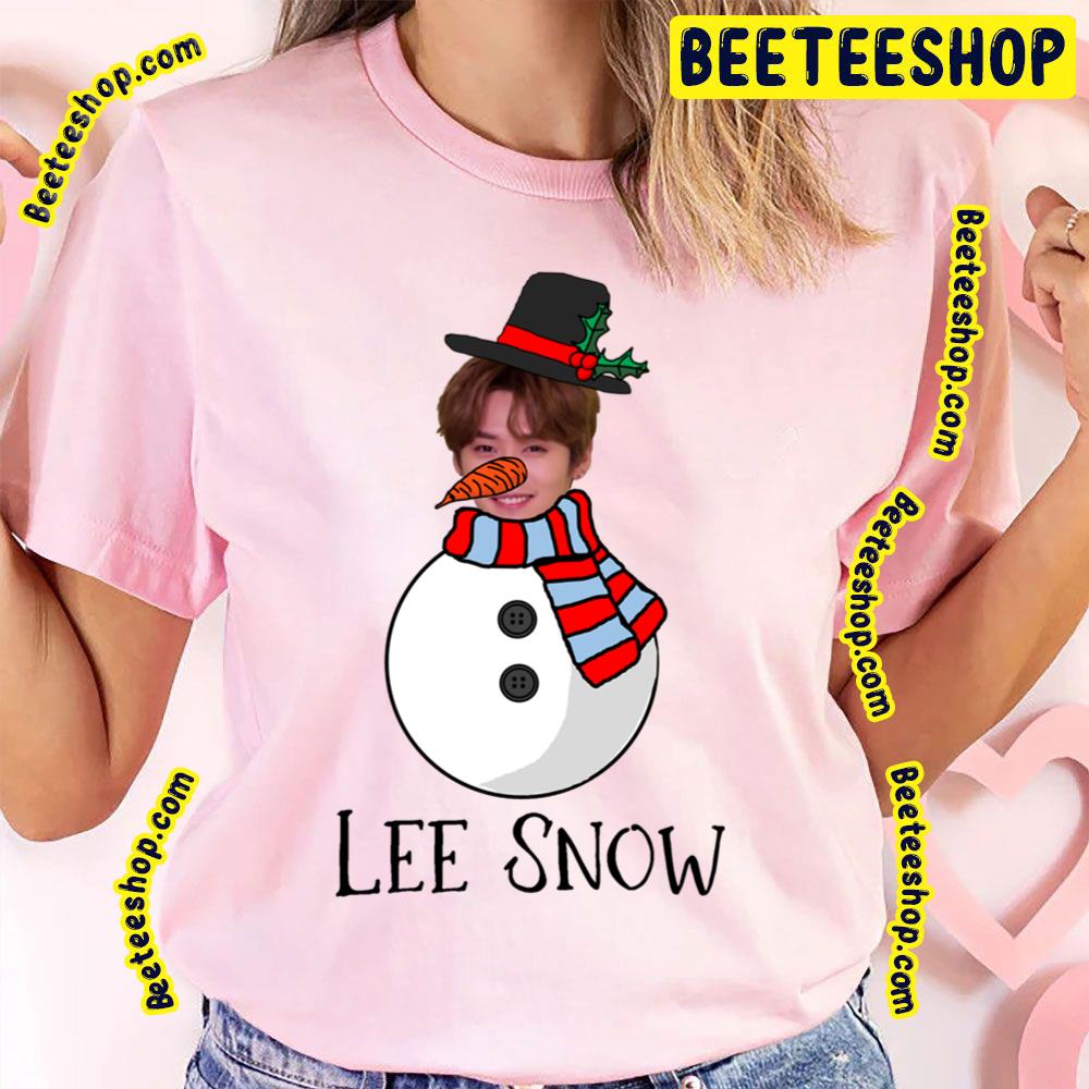 Lee Snow Exo K-Pop Band Stray Kids Christmas Card Trending Unisex T-Shirt