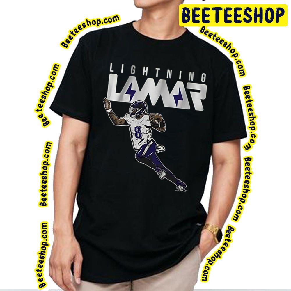 Lighting Lamar For Baltimore Ravens Fans Football Trending Unisex T-Shirt