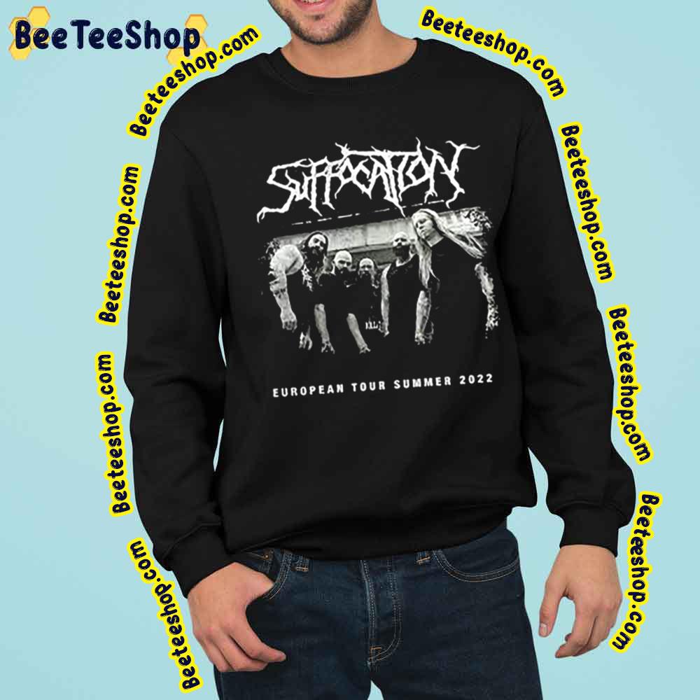 Live European Tour Summer Suffocation Vintage Art Trending Unisex Sweatshirt