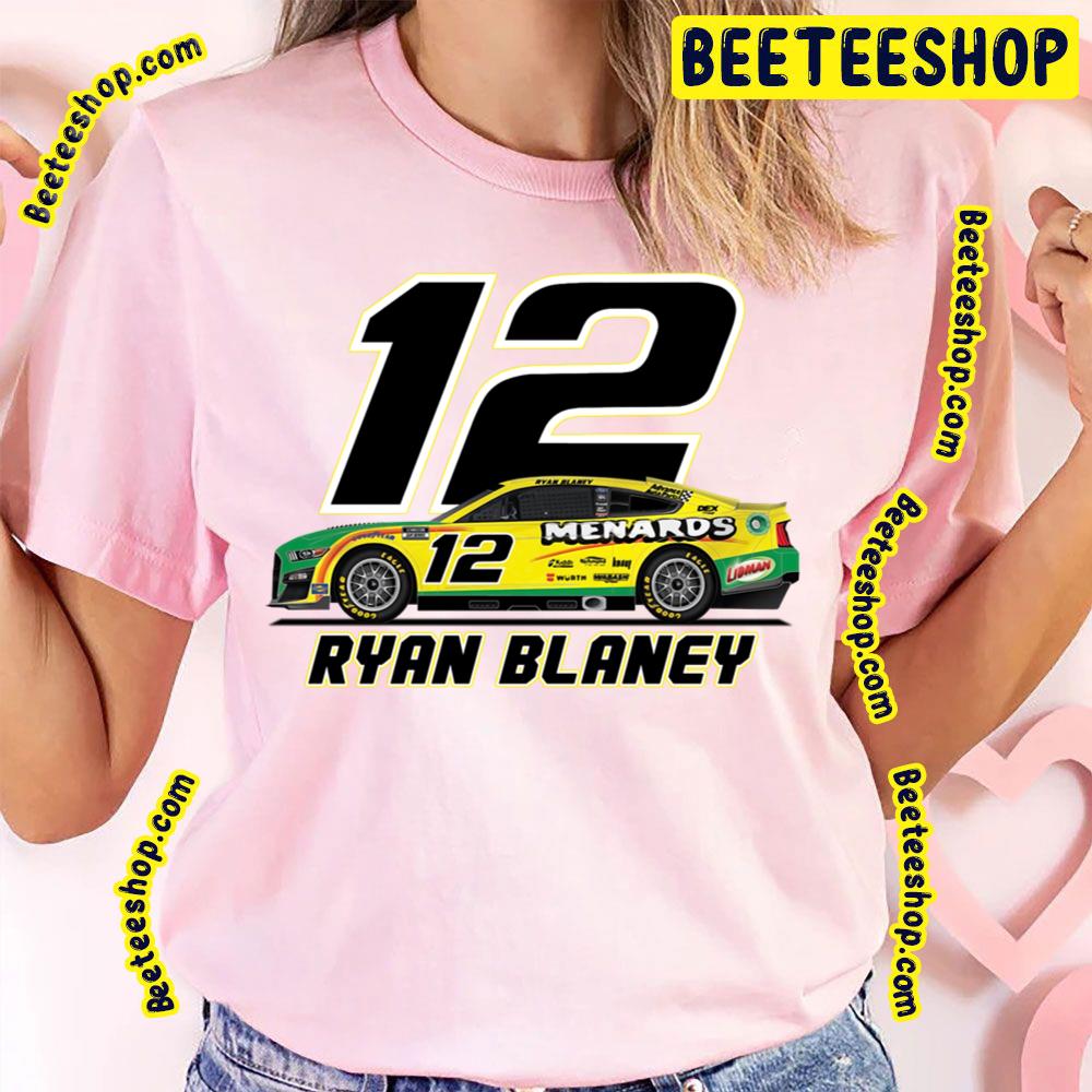 Logo 12 Ryan Blaney Racing Nascar Vintage Art Trending Unisex T-Shirt