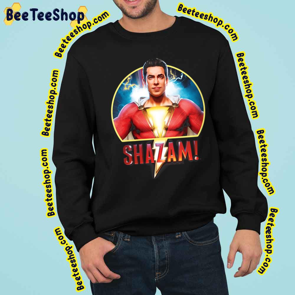 Logo Of Shazam Movie Portrait Vintage Retro Trending Unisex Sweatshirt