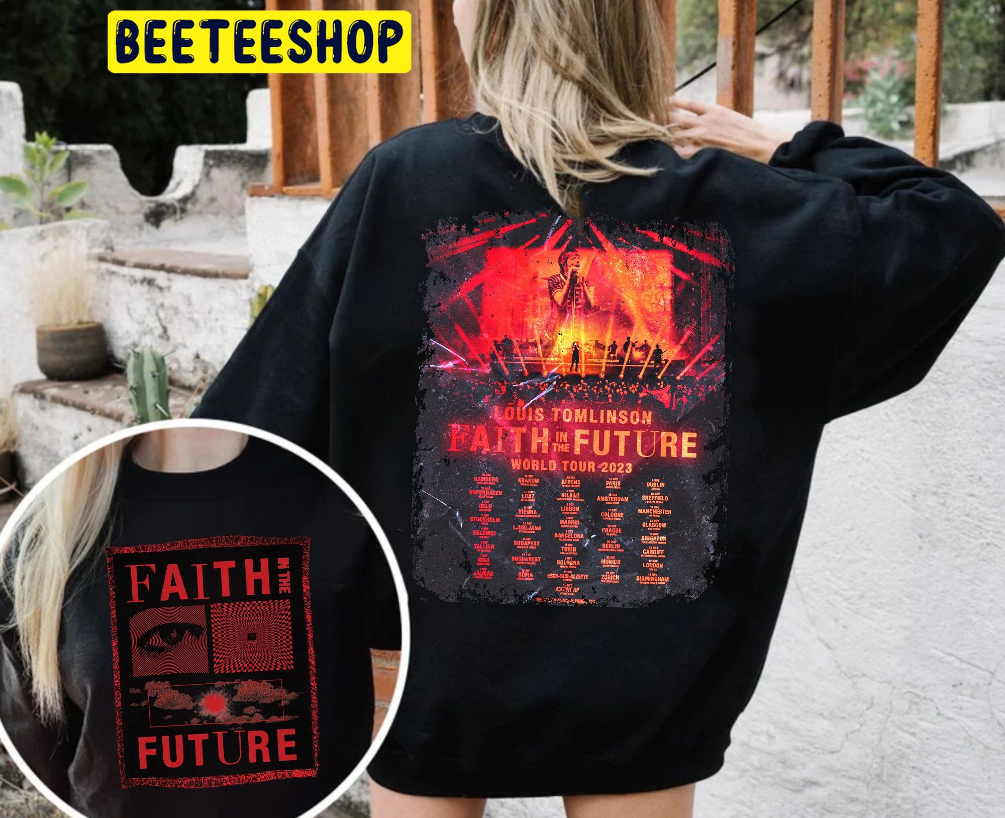 Louis Tomlinson Faith In The Future 2023 Hoodie Tour Merch Uk Sweatshirt -  TourBandTees