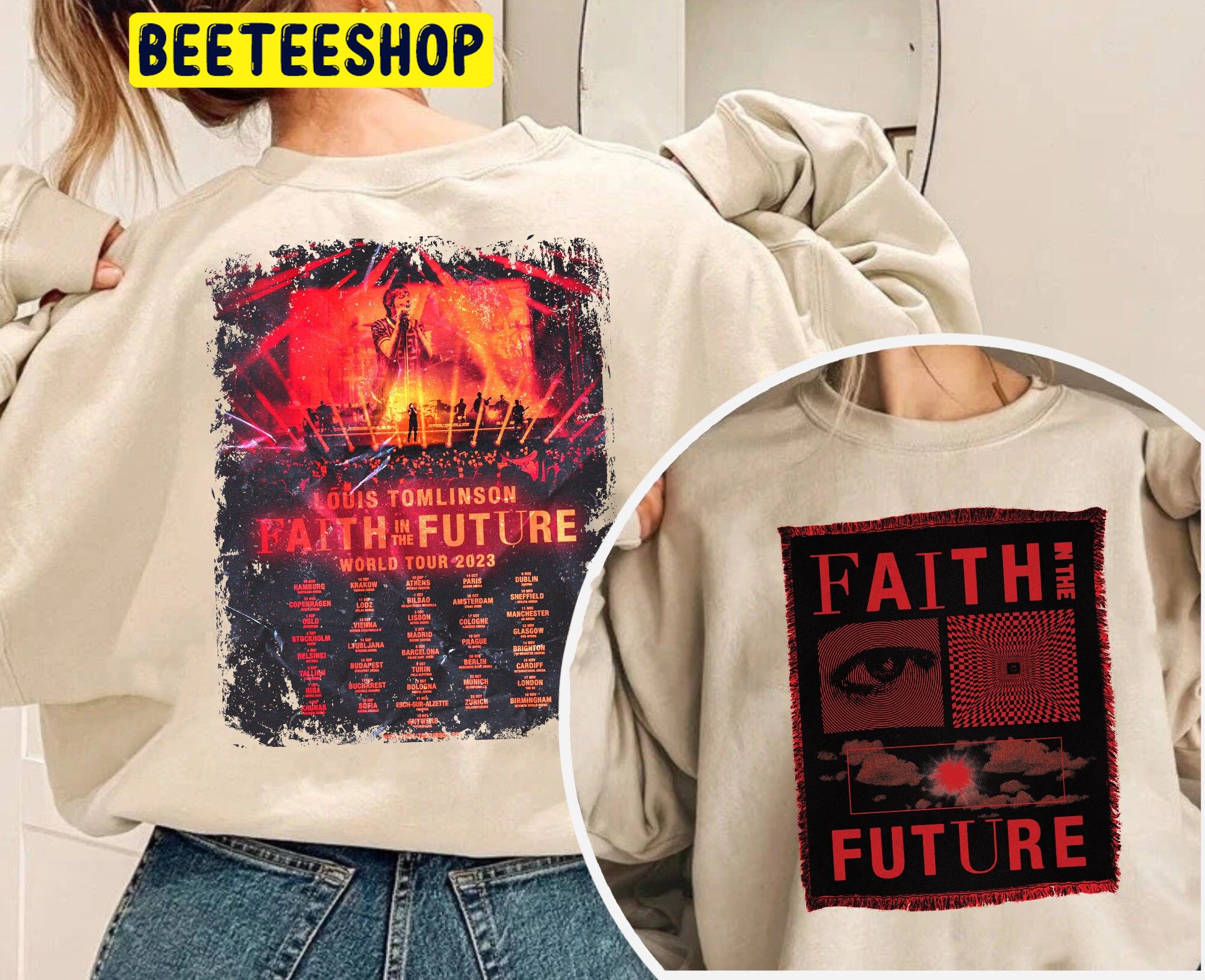 Louis Tomlinson Faith In The Future Tour 2023 Shirt T-Shirt Sweatshirt  Unisex Classic - AnniversaryTrending
