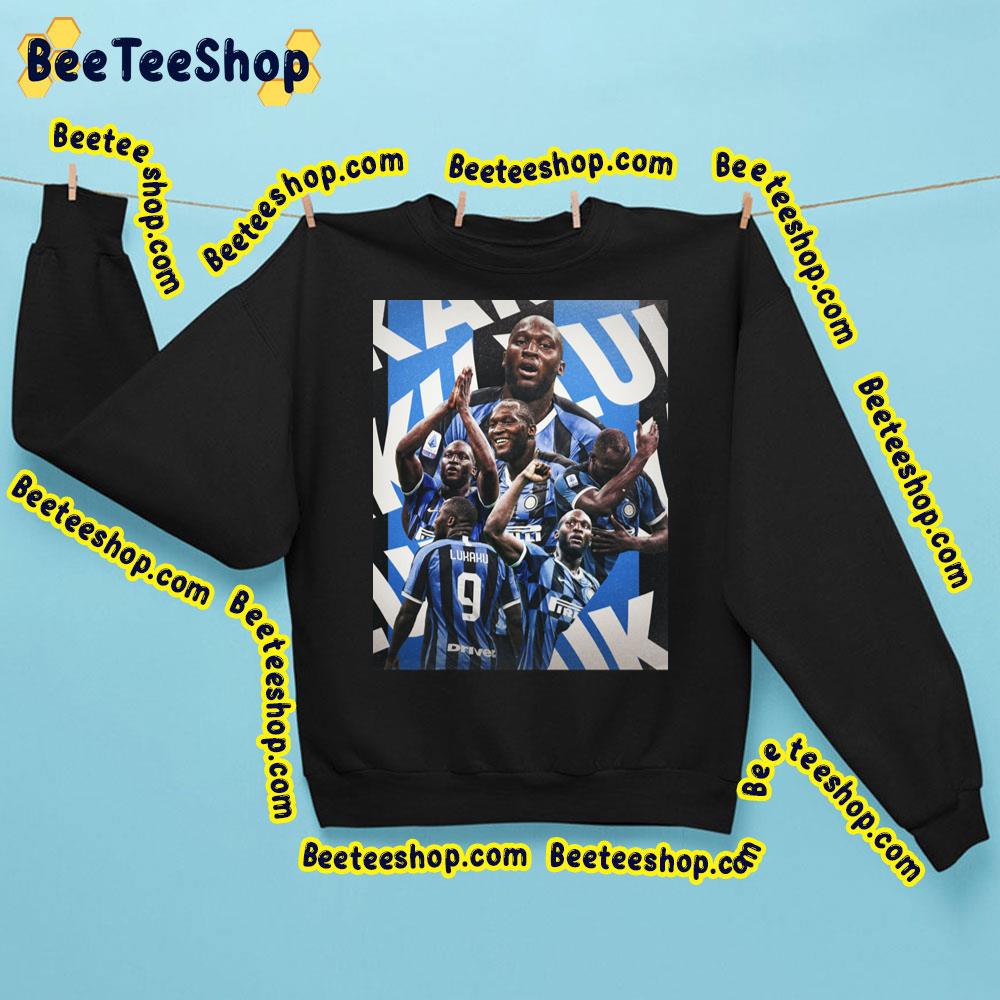 Lukaku Art Number 9 Football Art Trending Unisex Sweatshirt