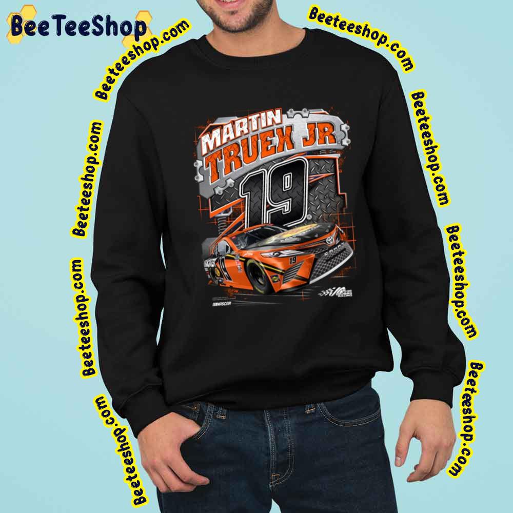 Martin Truex Jr 19 Racing Car Vintage Art Trending Unisex Sweatshirt