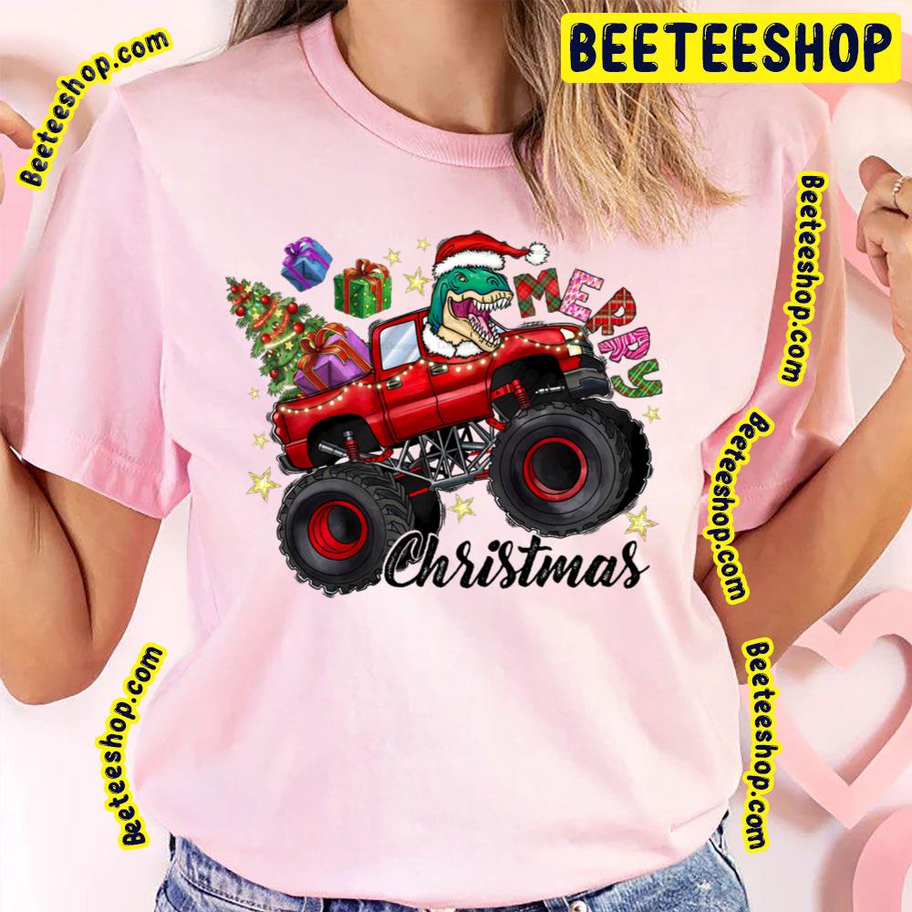 Merry Christmas Tree Rexred Jeep Trending Unisex T-Shirt