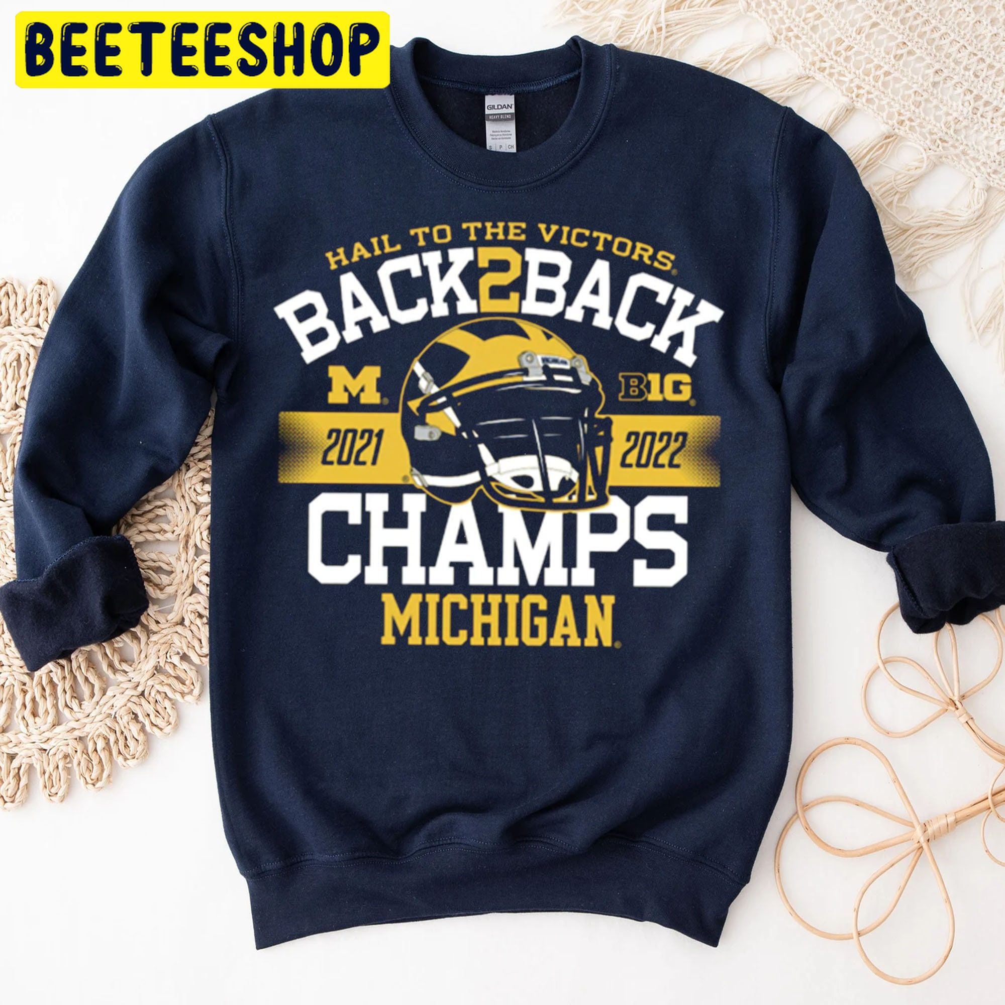 Michigan Big Ten Championship 2022 Wolverines Football Trending Unisex