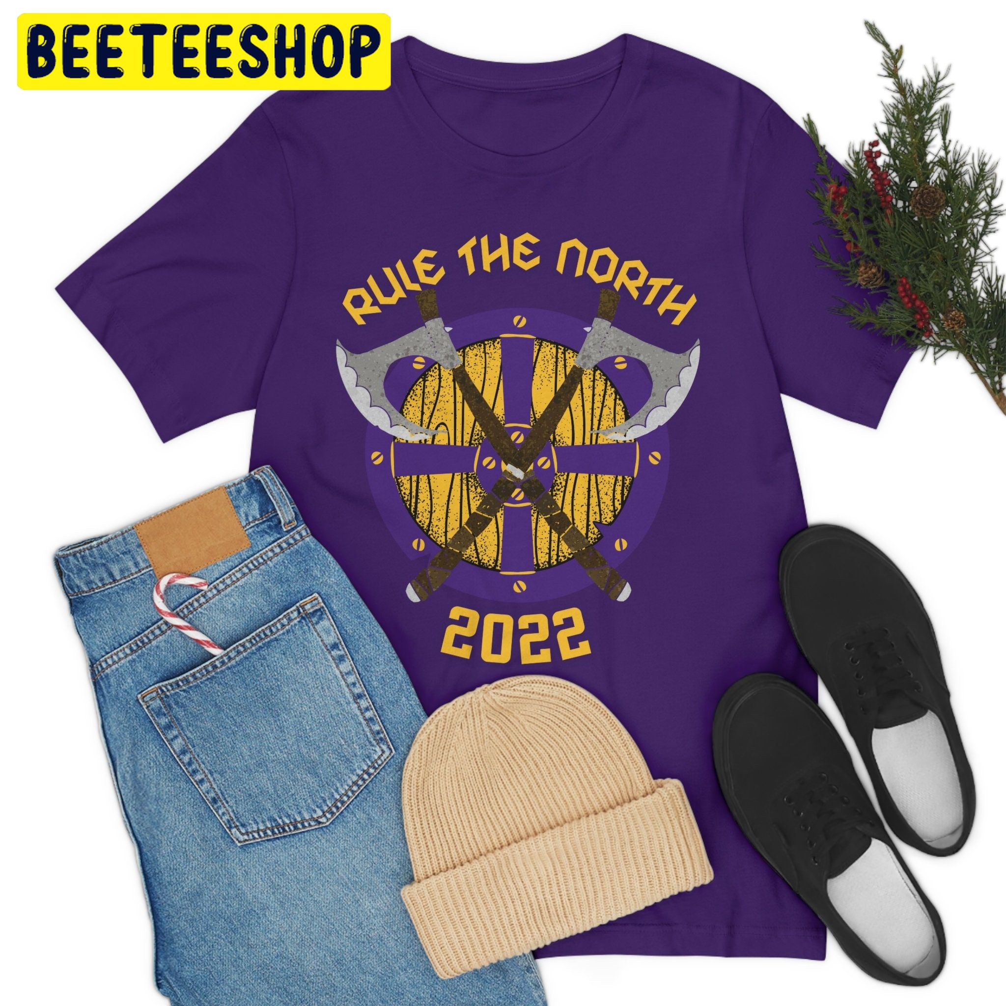 Minnesota Vikings Rule The North 2022 Minnesota Football Trending Unisex Shirt