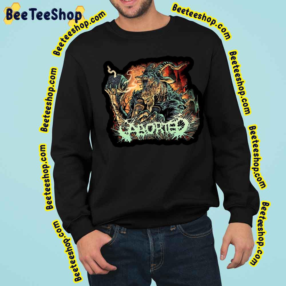 Monster Art Vintage Art Aborted Death Metal Band Artwork Trending Unisex Sweatshirt