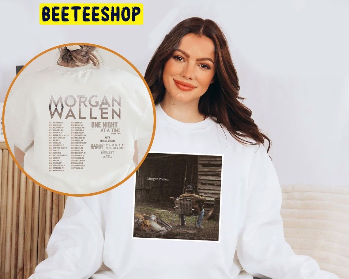 Morgan Wallen Tour 2023 Country Music Double Side Trending Unisex Shirt