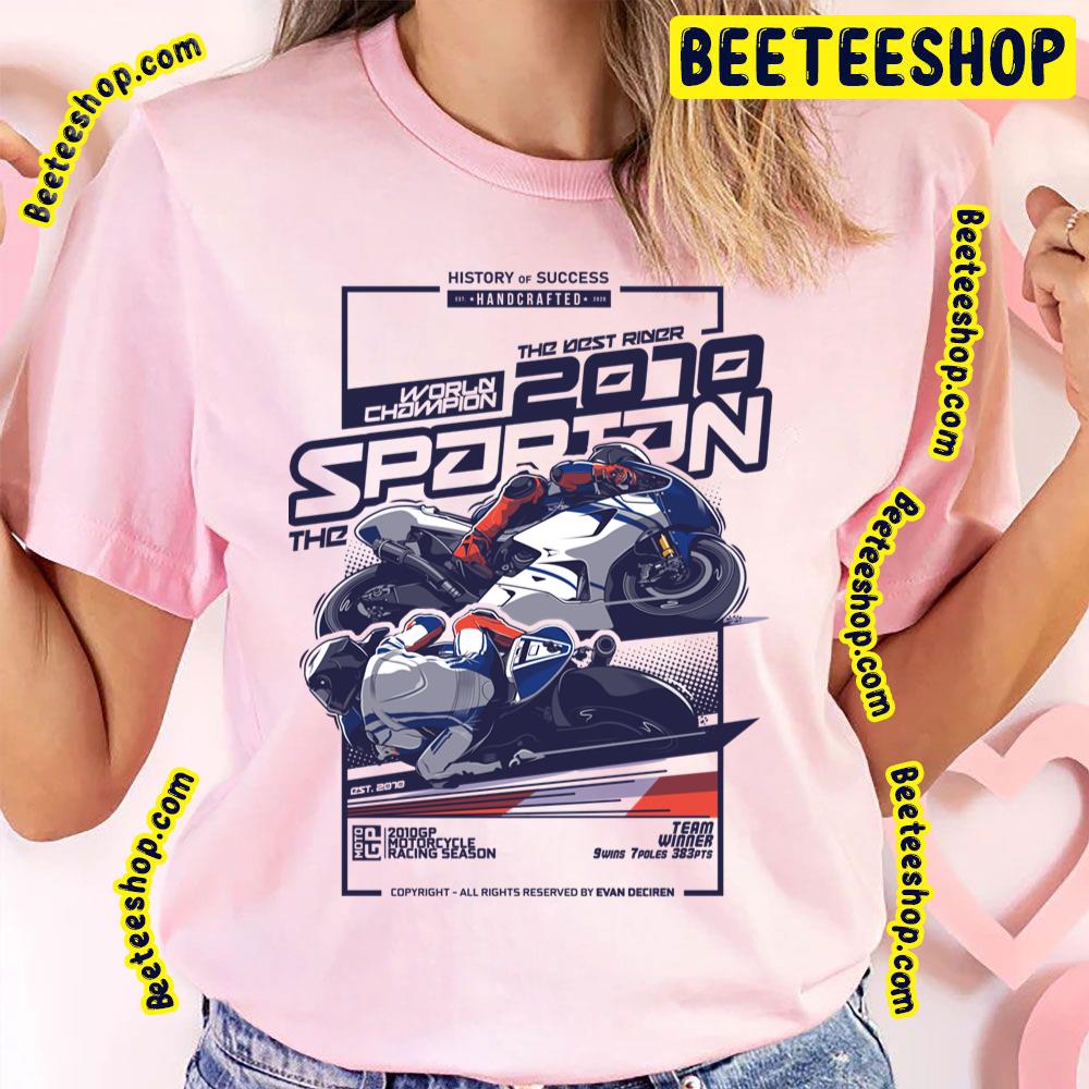 Moto Graphic World Champion Poster Vintage Trending Unisex T-Shirt