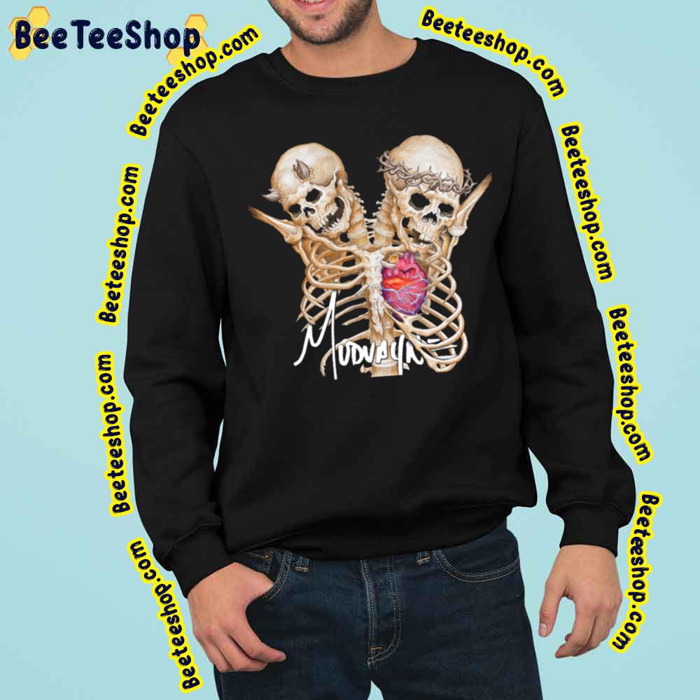 Mudvayne Band Heavy Metal Two Skull One Heart Trending Unisex Sweatshirt