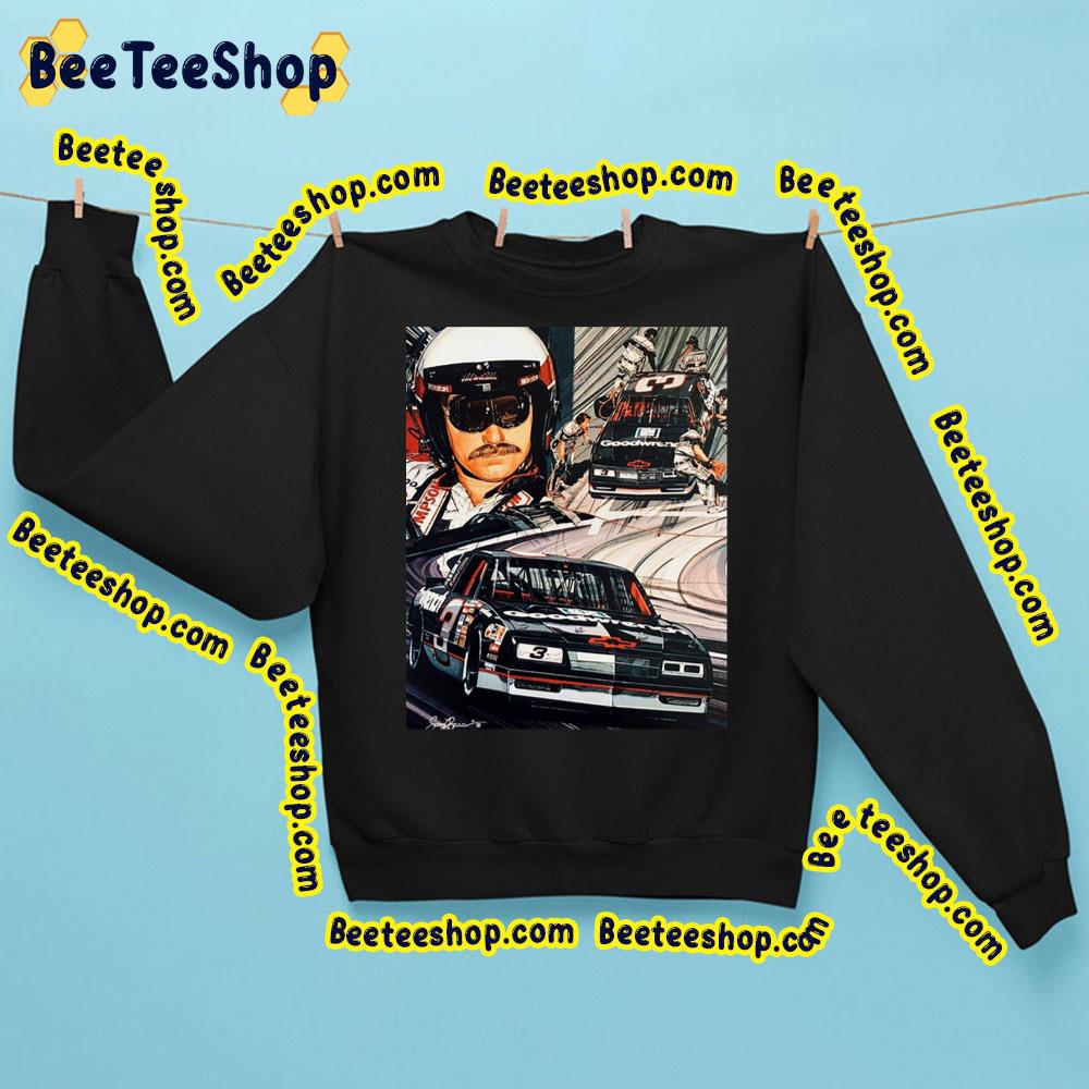 Nascar 3 Walpaper Of Dale Earnhardt Driver Trending Unisex Sweatshirt