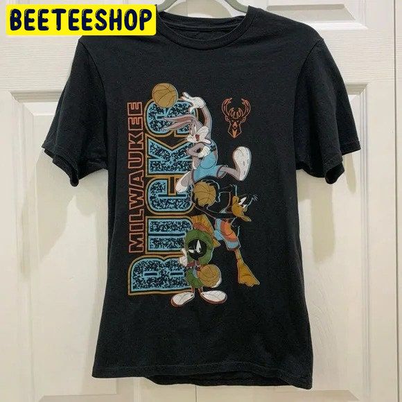 Nba Milwaukee Bucks Looney Tunes 2022–23 Basketball Trending Unisex Shirt