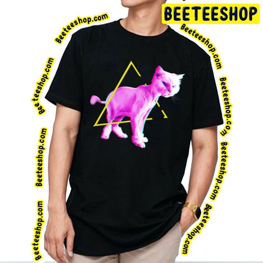 Neon Color Cat Trending Unisex T-Shirt