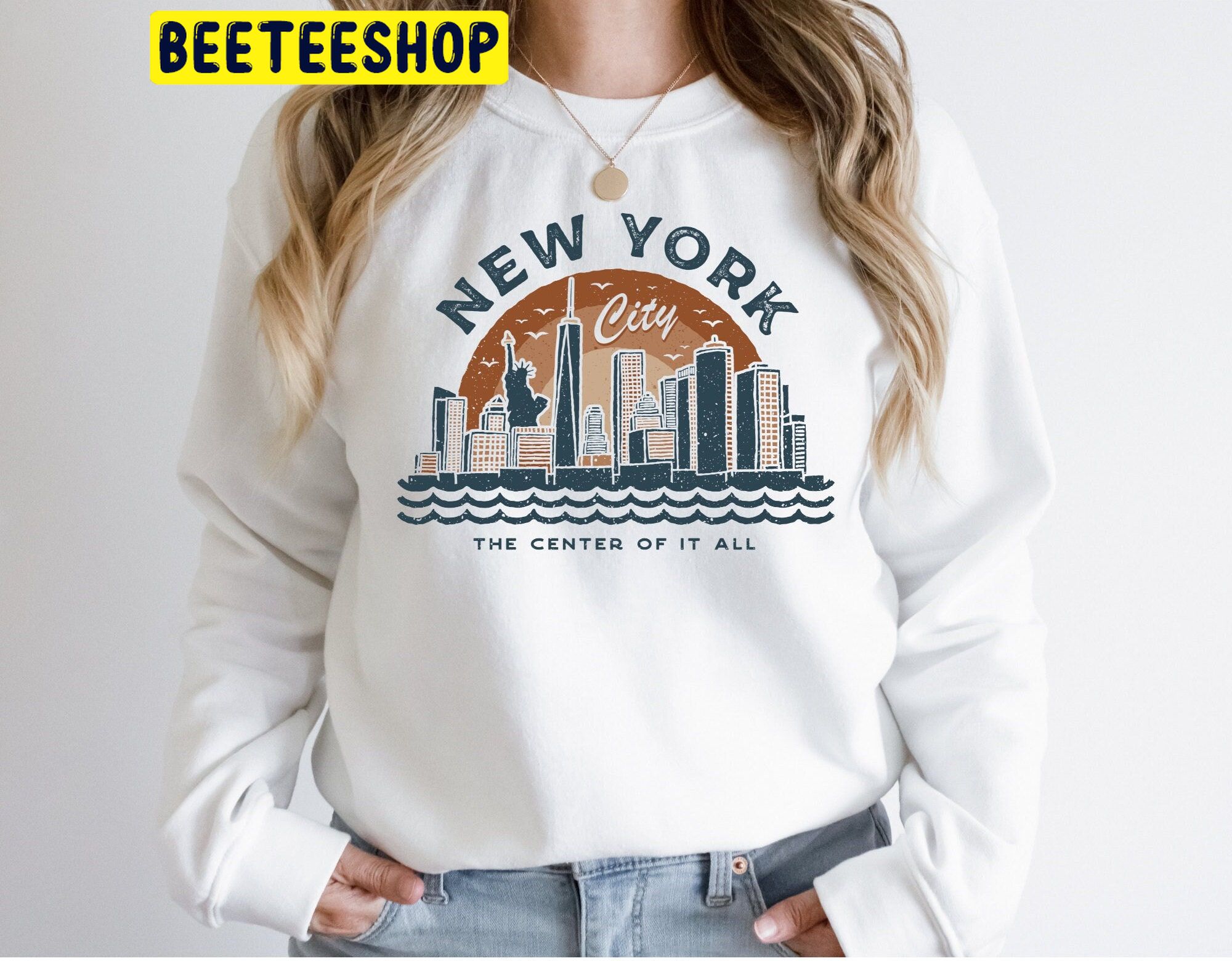 New York City Crewneck Souvenir Lover Trending Unisex Shirt