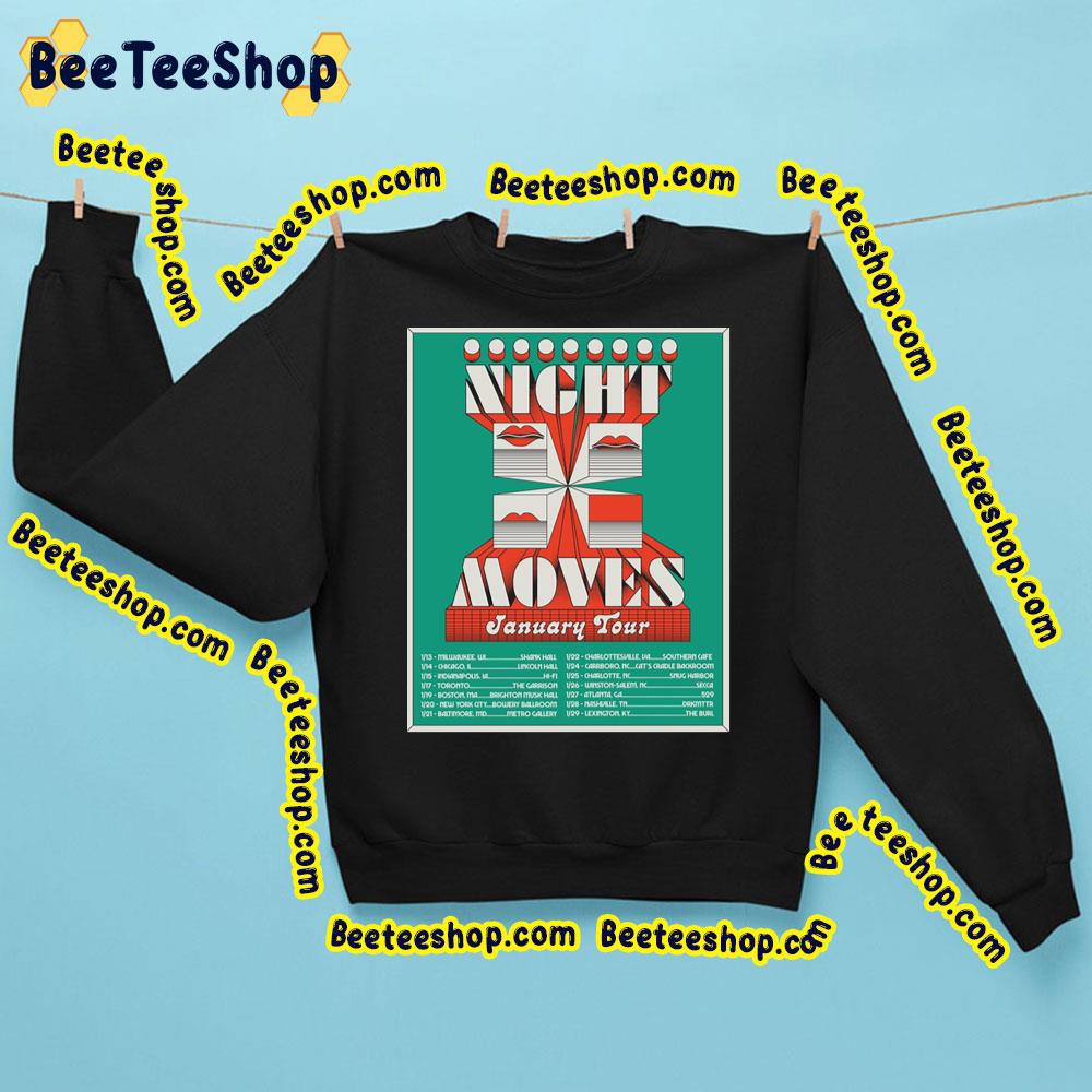 Night Moves January Tour With Dates Trending Unisex Sweatshirt