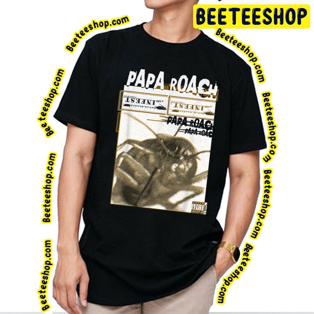 Bedachtzaam Nog steeds Wissen Papa Roach Official Merchandise Infest Photo Trending Unisex T-Shirt -  Beeteeshop