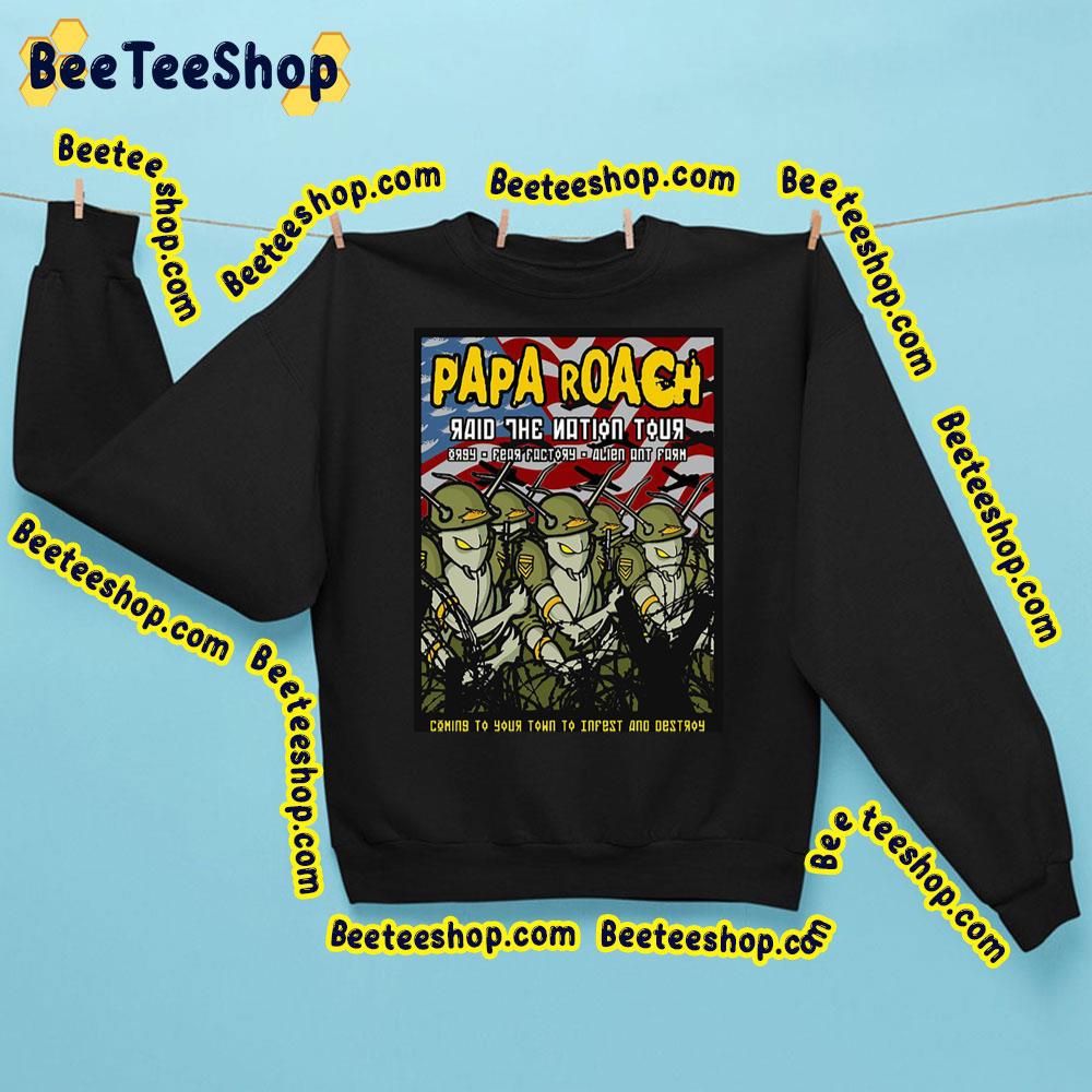 Papa Roach Raid The Nation Tour Trending Unisex Sweatshirt