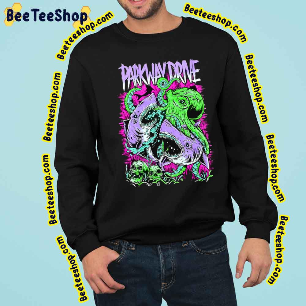 Parkway Drive Skull Octopus Sharks Band Art Trending Unisex Sweatshirt