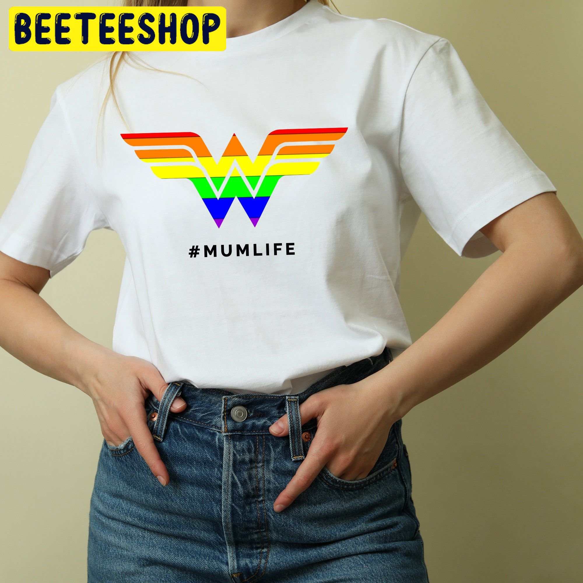 Personalised Wonder Woman Ladies Mum’s Birthday Trending Unisex Shirt