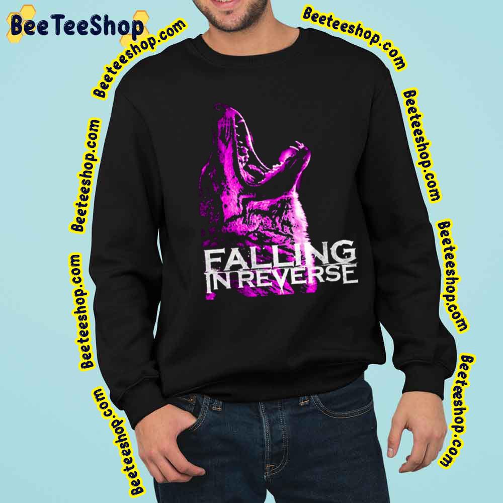 Pink Art Falling In Reverse Rock Band Music Trending Unisex Sweatshirt