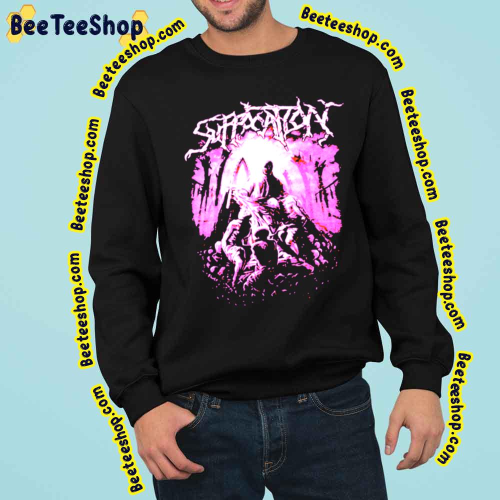 Pink Art Vintage Retro Scary Suffocation Trending Unisex Sweatshirt