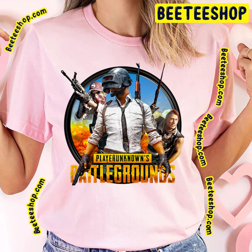 Player Unknown’s Battlegrounds Background Art Trending Unisex T-Shirt