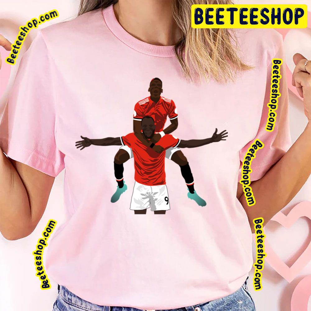 Pogba And Lukaku Football Artwork Trending Unisex T-Shirt