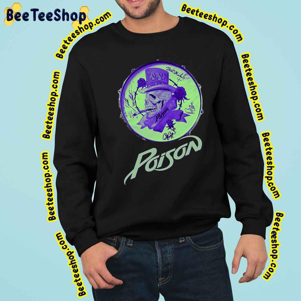 Poison Rock Band Skull Smoking Trending Unisex Sweatshirt