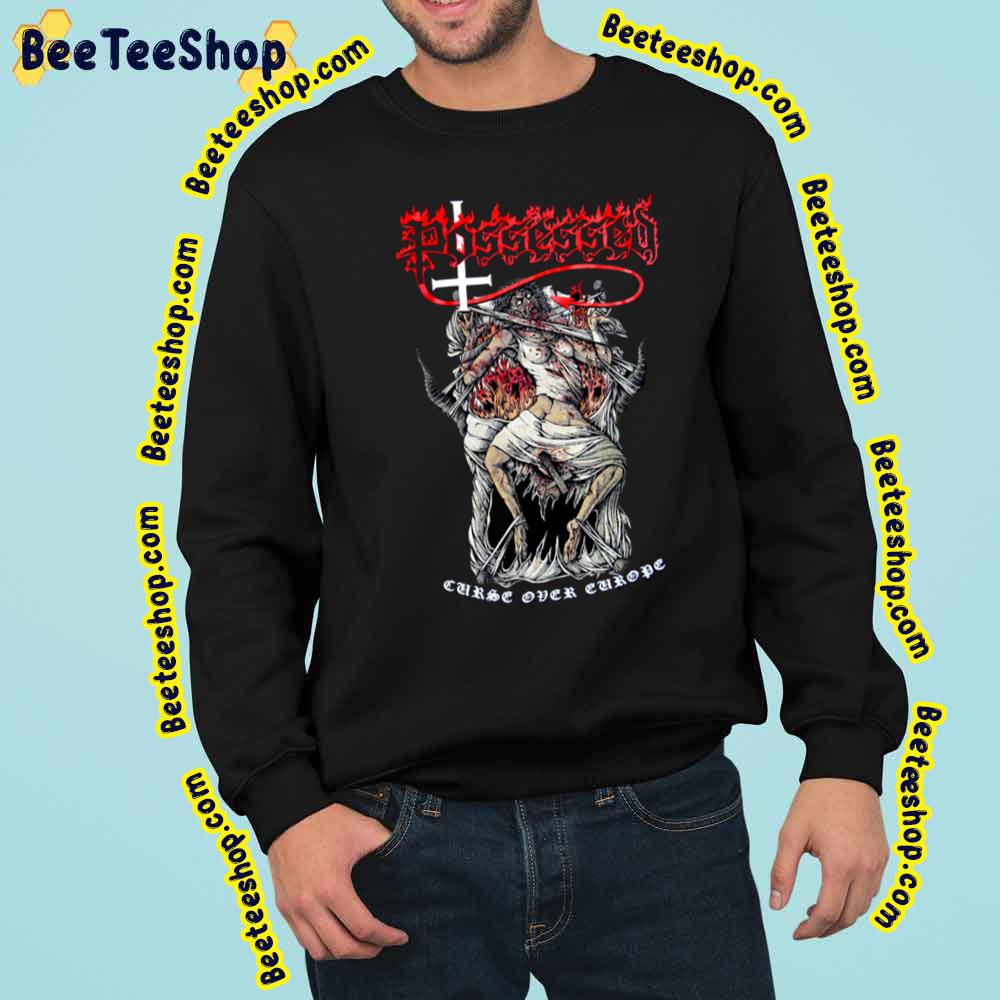 Possessed Death Metal Band Curse Over Europe Trending Unisex Sweatshirt