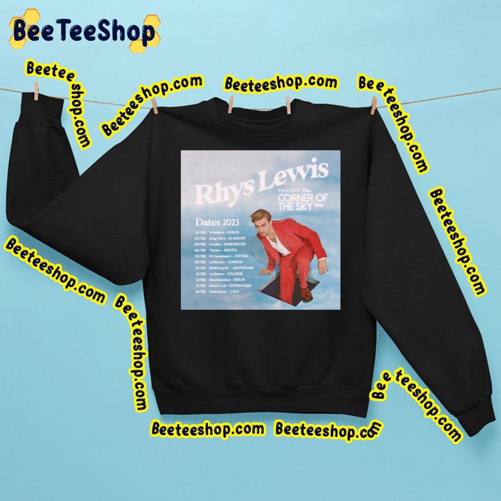 Presents The Corner Of The Sky Tour Dates 2023 Rhys Lewis Trending Unisex Sweatshirt