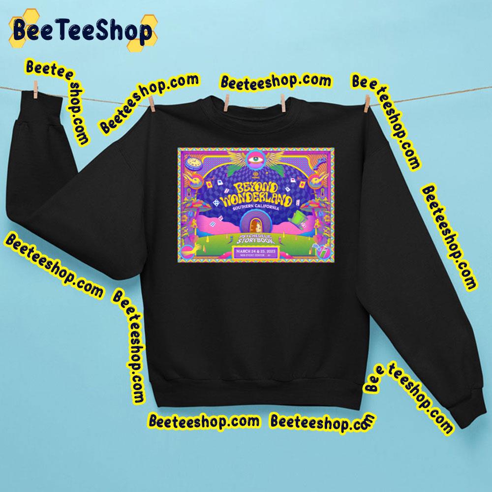 Psychedelic Storybook Beyond Wonderland 2023 Trending Unisex Sweatshirt