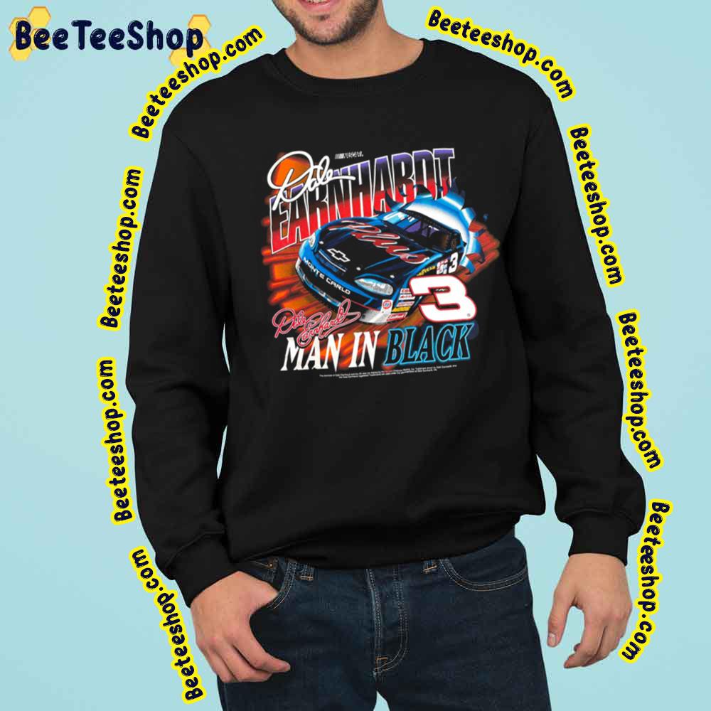 Racing Car Of Dale Earnhardt Man In Black 3 Trending Unisex Sweatshirt