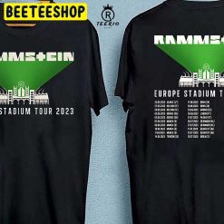 Rammstein 2023 Stadium Europe Tour Double Side Trending Unisex Shirt