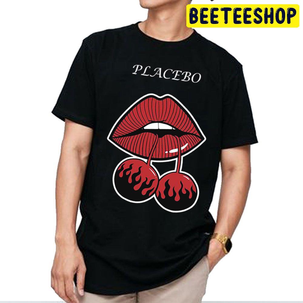 Red Lip Placebo Rock Band Music Design Trending Unisex T Shirt