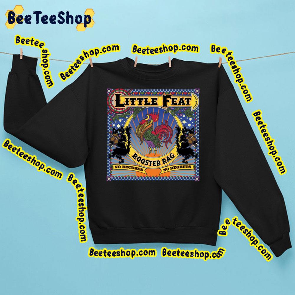 Red Streamliner Little Feat Rooster Rag Funny Art Trending Unisex Sweatshirt