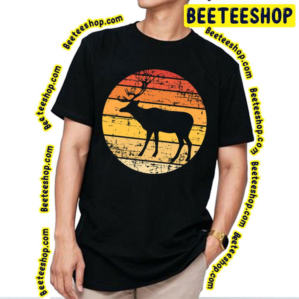 Retro 80’s Vintage The Deer King Art Trending Unisex T-Shirt