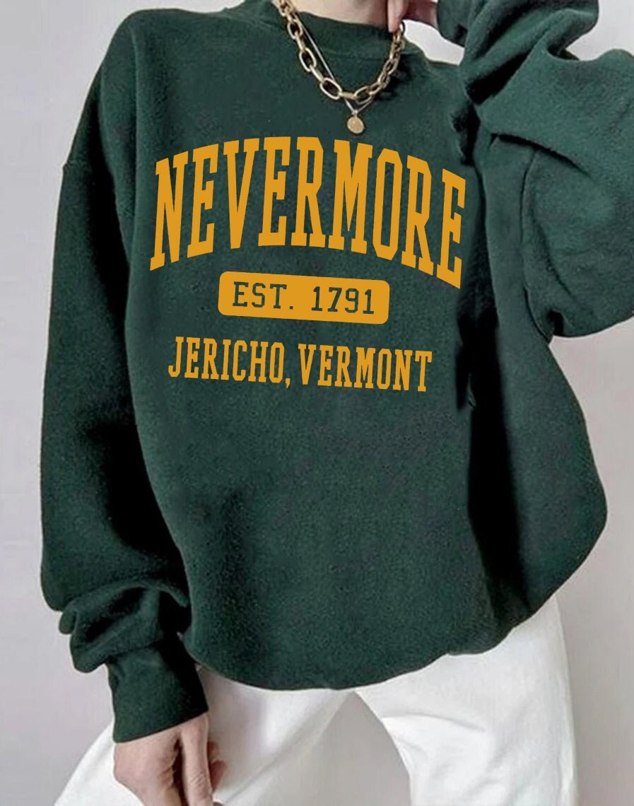 Retro Nevermore Est 1791 New 2022 Tv Series Horror Movies Netflix Trending Tv Wednesday The Best Day Of Week Trending Unisex Shirt