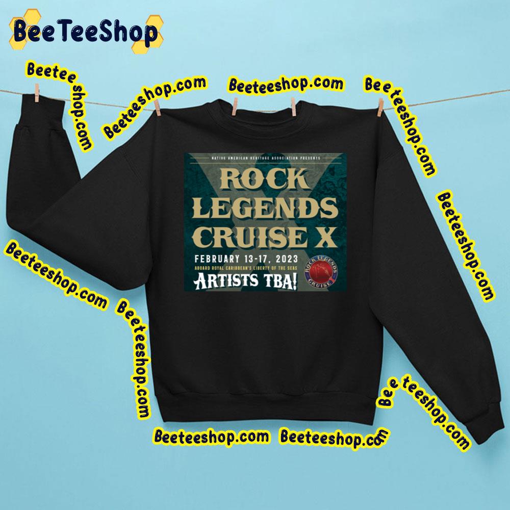 Retro Rock Legends Cruise 2023 Trending Unisex Sweatshirt